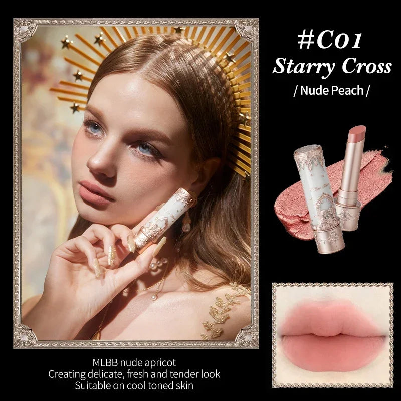 Flower Knows Little Angel Collection Matte Lipstick Private Label Lip Stick Custom Logo Long Lasting Korean Velvet Lipgloss