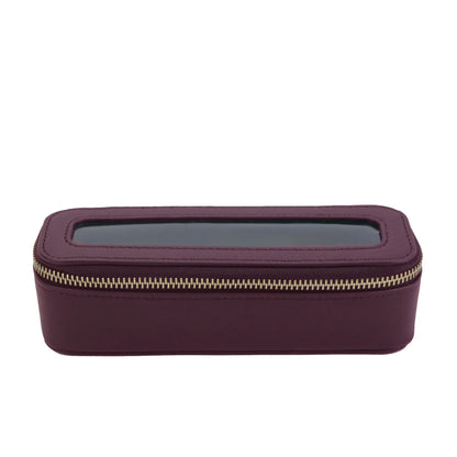 Customized Letters Colorful Classic Saffiano Portable Travel Clear PVC Cosmetic Bag TPU Wash Bag Makeup Brush Storage Bag Gift