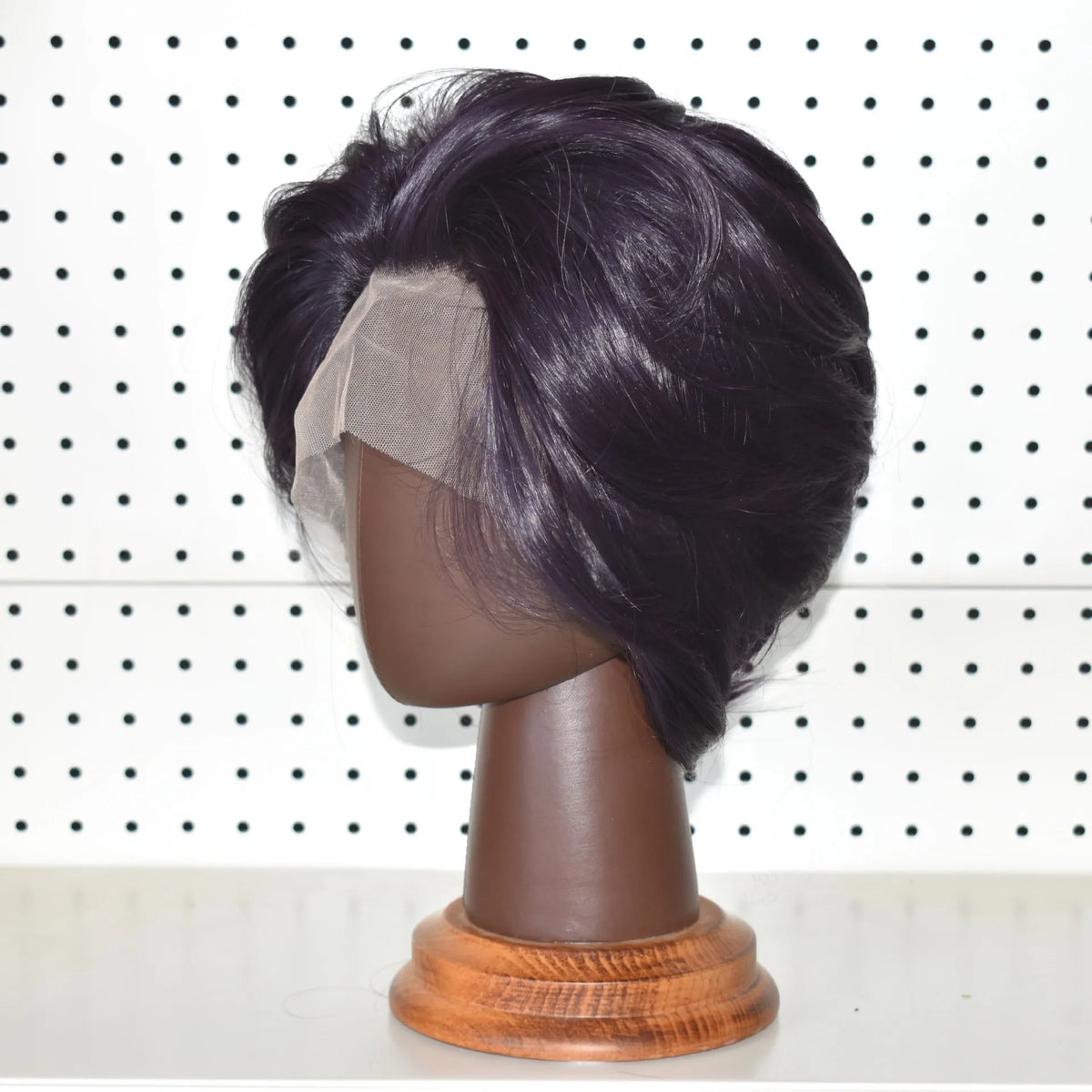 613 Blonde Short Bob Straight Wig for Man 8 Inch 13*4 Synthetic Lace Wigs 150% Density with Heat Resistant Fiber Hair Wig