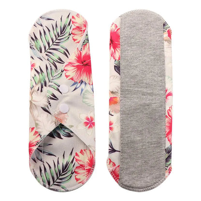 5Pcs Graphene Reusable Sanitary Pads 23CM Fast Absorbent Washable Sanitary Napkins Anti-Slip Leak Proof Nursing Pad for Women