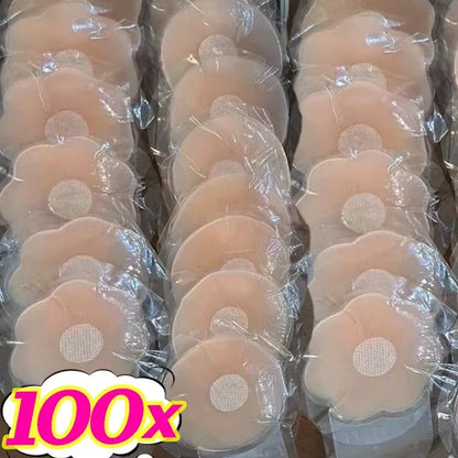 2/100Pcs Self-adhesive Nipple Cover Women Invisible Silicone Chest Breast Stickers Reusable Patch Bra Lift Up Pads Wholesale