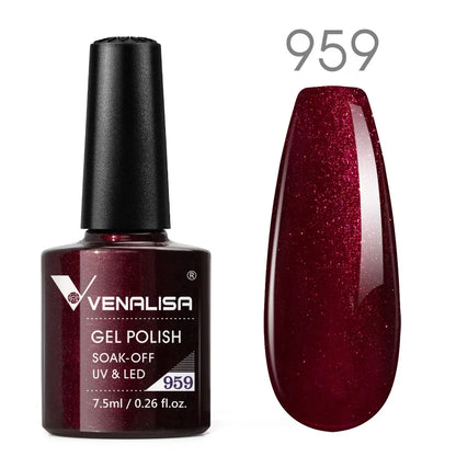Venalisa Neon Nail Gel Polish Super Gorgeous Summer Color Nail Manicure 7.5ml Semi Permanent Soak off UV LED Nail Gel Varnish