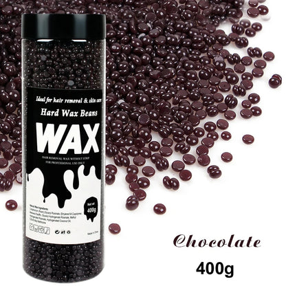 200g/400g Depilatory Wax Beans for Heating hard Wax Machine Hot Film Painless Waxing Beads Bikini Face Legs Body Hair Removal