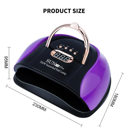 Professional UV LED Nail Lamp for Drying Nails, Gel Varnish Dryer with 57/36 LEDs, Ice Lamp for Manicure Art Salon Tools
