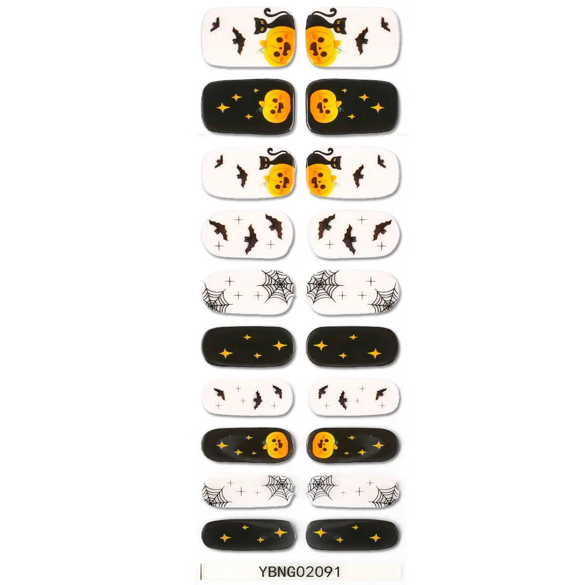 20 Tips Christmas Gel Nail Stickers Durable Materials Nail Decal Not Easy to Fall Off Popular Nail Art Nail Art Stickers