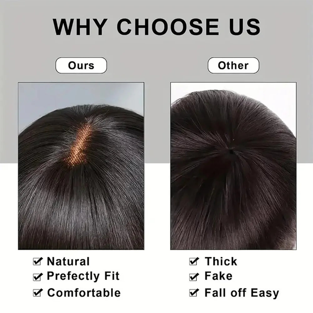 Afro Fluffy Curly Human Hair Wigs Pixie Cut Wig Coffee Brown 100%Human Hair Wig Short Kinky Curly Human Hair Full Machine Wig