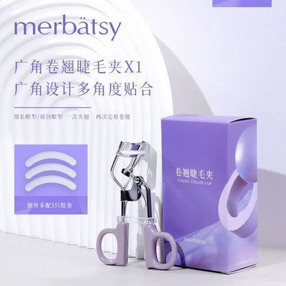 Sunflower Shaped Eyelash Curler And Tweezers Wide Angle Stainless Steel for Easy Beginner Use Natural Long-Lasting Curling Tool