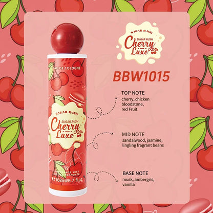 Sublime Gourmet Fragrance Mist, Unisex Fresh Berry Sweet Cookie Chocolate Cream Scent Body Spray 168ml Alluring Aroma Splash