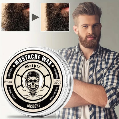 Beard Balm Long Lasting Strong Hold Moisturizing Styling Mustaches Wax Facial Hair for Men Softening and Smoothing Beards Cream