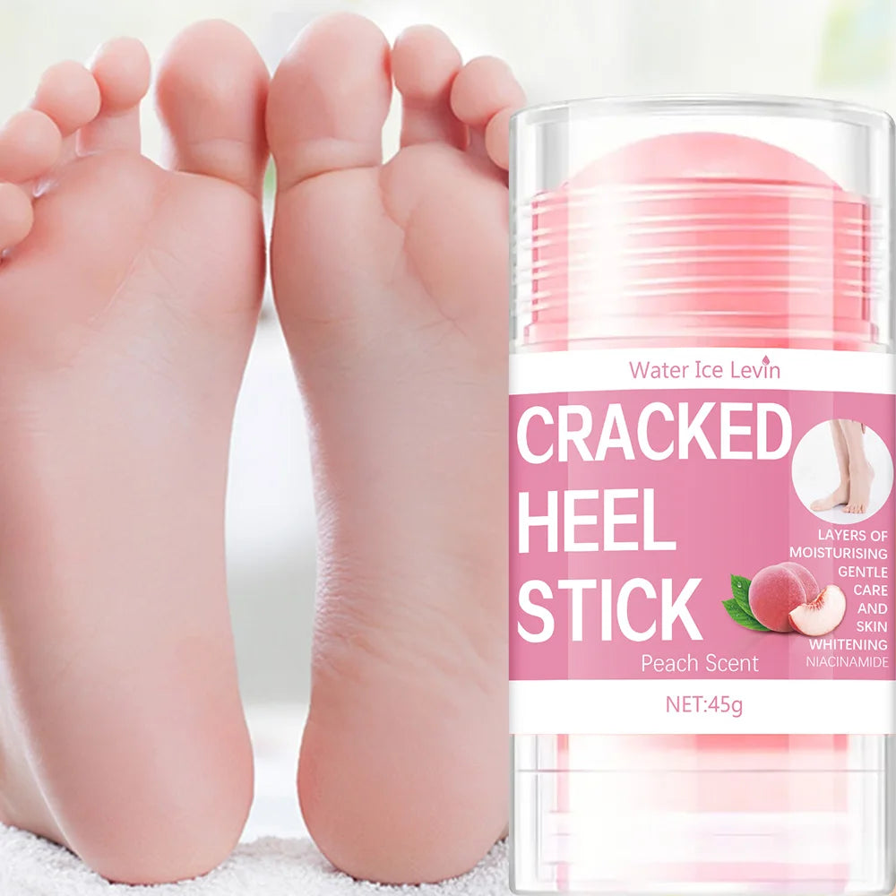 Peach Moisturizing Cream Stick, Deeply Hydrating, Suitable for Dry Skin, Hands, and Feet, Rich in Moisture, Suitable for Dry and Cracked Soles and Heels, Nourishing