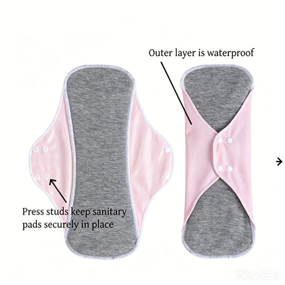 AIO 1/3pcs Large Reusable Graphene Incontinence Pads Woman Panty Liner Urinary Sanitary Pads After Surgery