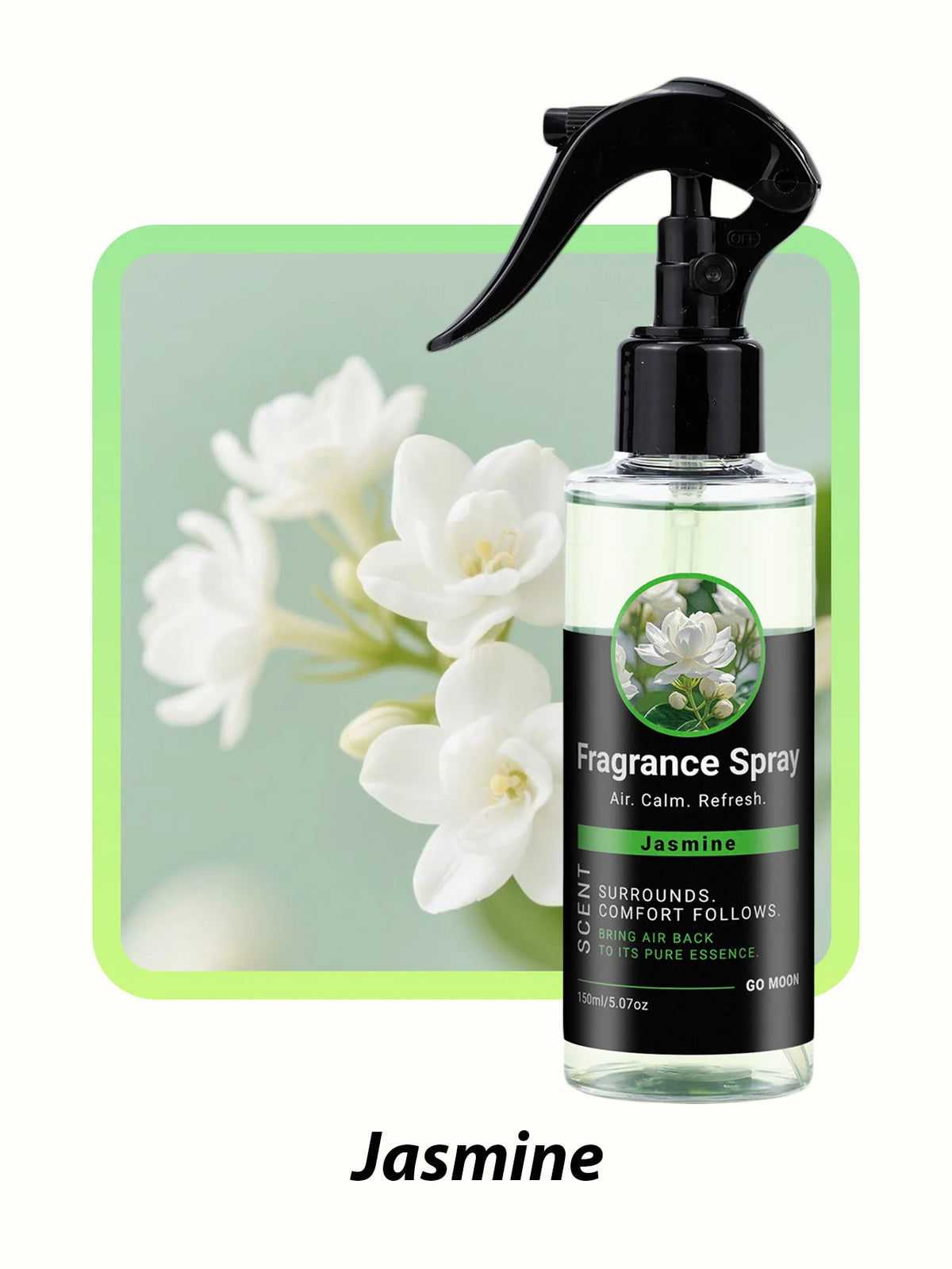 150ml Large-Capacity Fragrance Spray, Home/Car/Clothing Air Freshening Spray, 12 Scents to Choose From