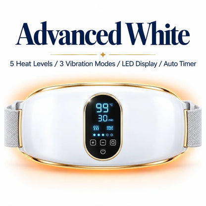 3 in 1 Heating Vibration Waist Belt Period Pain Relief Menstrual Cramp Massager for Lower Back Relax & Waist Shaping Aid