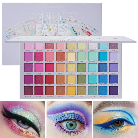 Beauty GlazedSpring's Faves BePerfect Beauty Waterproof Eyeshadow Palette Shimmer Highlighter & Contour Glazed Makeup for Eyes