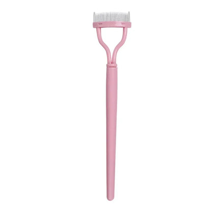 Lash Stainless Steel Eyelash Portable Eyelash Brush Comb Mascara Curl Eye Combing Tools Eyelash Curler Makeup Lash Separator
