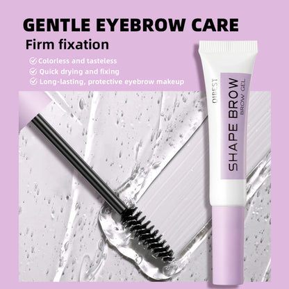 QIBEST Transparent Eyebrow Styling Soap Brows Gel Long Lasting Eyebrow Shaped Creamy Wax Colorless Pomade Lift Natural Wild Brow