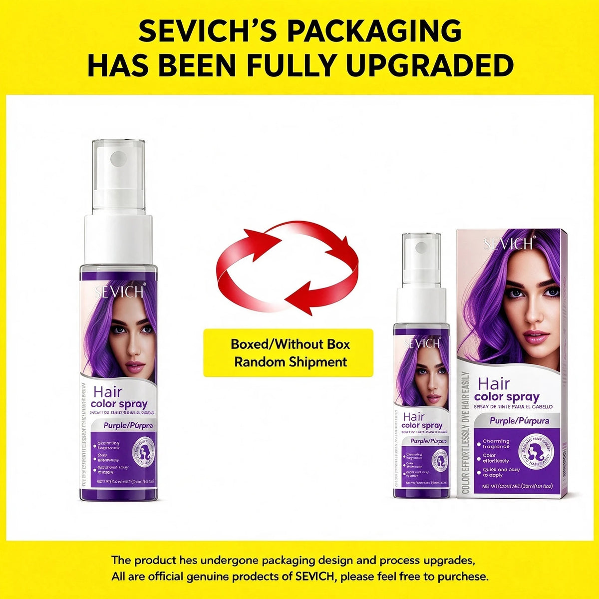 Sevich New Style Hair Color Spray One-Time Hair Color Instant Hair Salon Hair Care Styling Product For Men and Women 5 Color