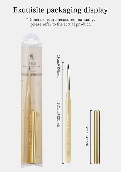 QINGNENGLIANG Nail Art Brush Painting Drawing Pen for Lines Grid Flower Butterfly DIY Multifunctional Manicure Design Tool