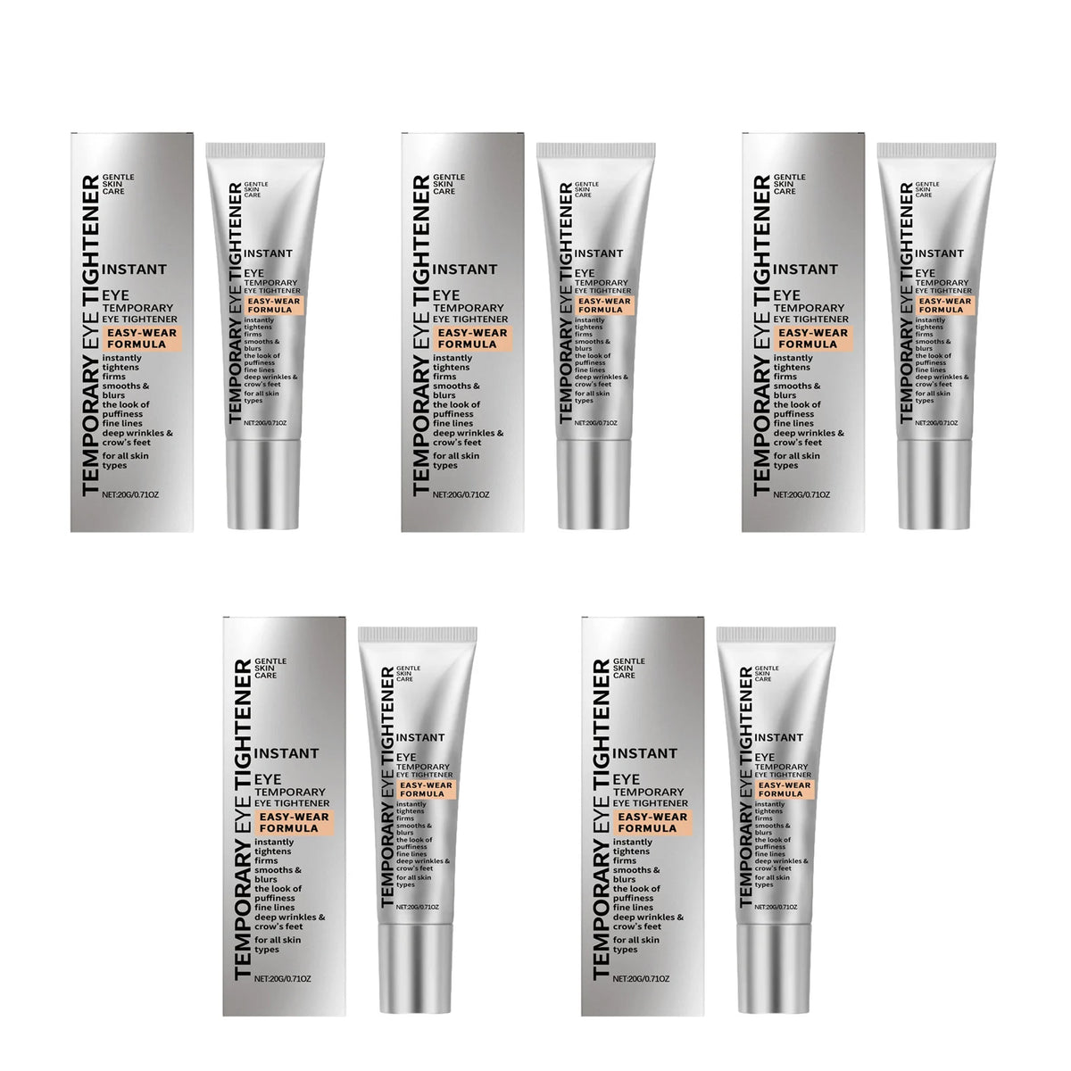 Firm Eye Tightener Cream Remove Dark Circles Eye Bags Anti-Wrinkle Lifting Smoothing Fine Lines Moisturizing Temporary Eye Cream
