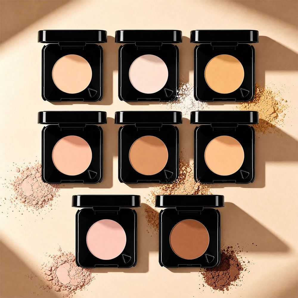 10Pcs Makeup Set Primer Foundation Concealer Setting Powder Makeup Brushes Beauty Sponge Full Face Cosmetic Kit Christmas Gift