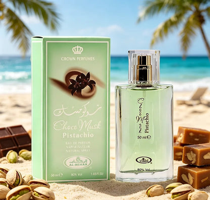 Al Rehab gourmet perfume, 50ml spray version, neutral fragrance, lasting fragrance, milk chocolate core, senior niche, lasting sweet fragrance, suitable for any venue