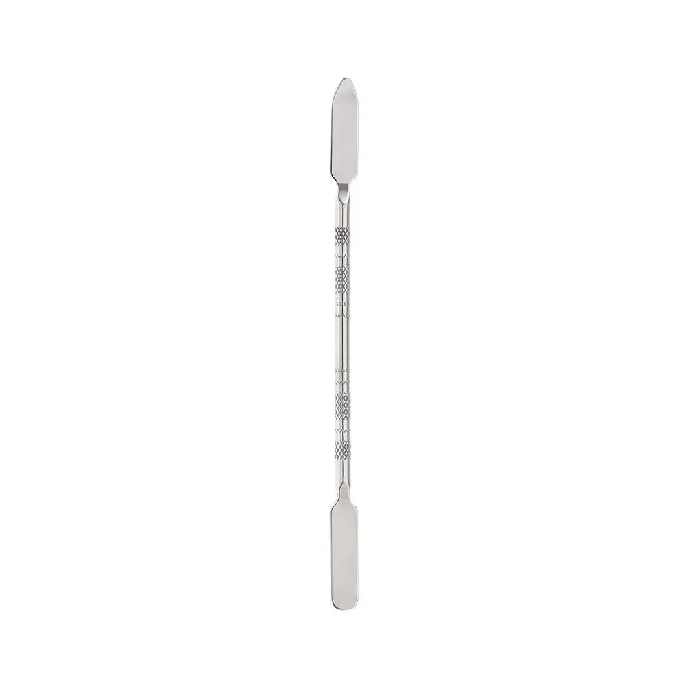 Makeup Mixing Palette,Nail Art Palette Ring, Makeup Spatula Palette with Foundation Spatula,Stainless Steel Makeup MixingTray