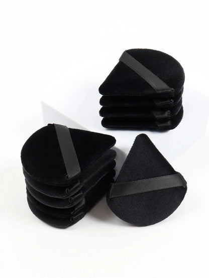 Triangle Powder Puff Facial Makeup Sponge Soft Velvet Cosmetics Puff Black Mixer Beauty Foundation Make-Up Sponge Makeup Access