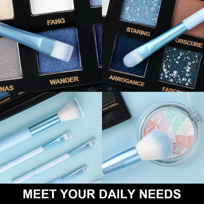 NEW 12PCS Makeup Brushes Set Soft Fluffy Eyeshadow Foundation Blush Powder Blending Christmas Gift Female Cosmetics Beauty Tools