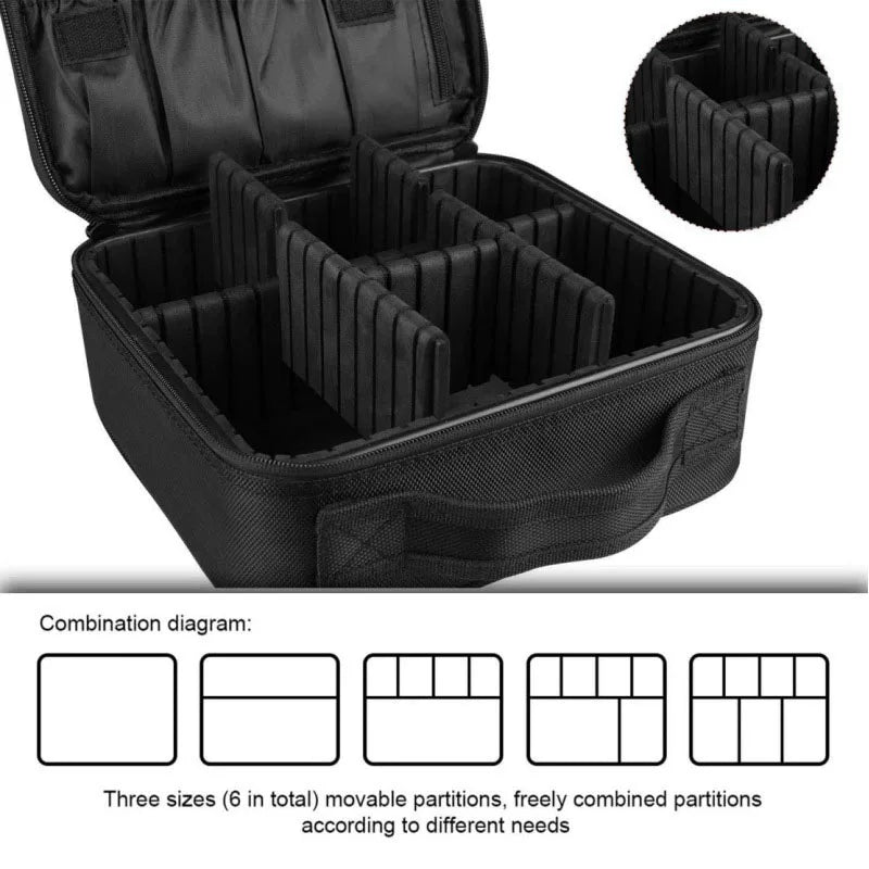 Portable Professional Makeup Case Waterproof Travel Makeup Bag Female Beauty Nail ToolBox For Women Cosmetic Organizer