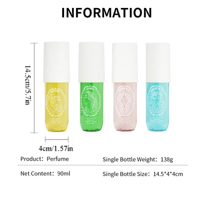 Multi Scented Spray Long-lasting Fragrance Alcohol-free Essential Oil Aromatic Odor Removal Birthday Gifts Air Freshener Perfume