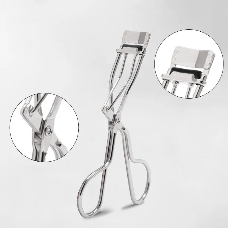 Mini Partial Eyelash Curler Nature Curl Sun Flower Eyelash Extension Volume Tweezers Stainless Steel Beauty Makeup Tool