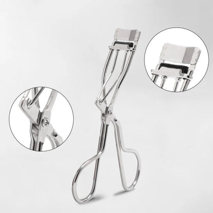 Mini Partial Eyelash Curler Nature Curl Sun Flower Eyelash Extension Volume Tweezers Stainless Steel Beauty Makeup Tool