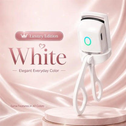 Electric Eyelash Curler Natural Curly Lash Curling Makeup Tool Hand‑Held Cosmetic Accessory for Daily Eye Makeup