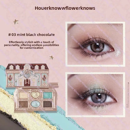 Flowerknows Strawberry Cupid Collection Facial Complexion Palette Blush Eyeshadow Highlighter Flower Know Face Bronzer Palette