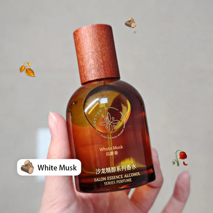 Fig White Musk Perfume Korean Woody Floral Fragrance Green Leaf Accents Women's Sandalwood Rose Honey Body Deodorizing Spray