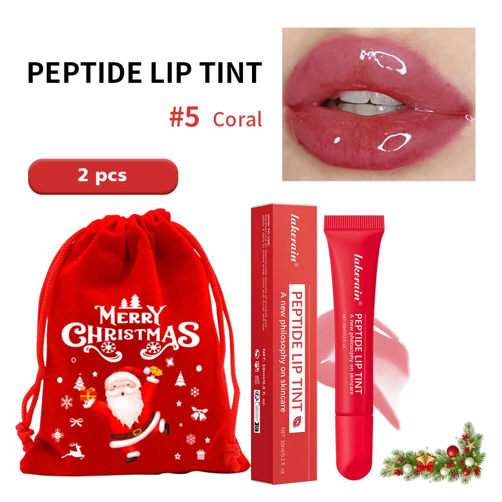 Christmas Gift Hydrating Lip Gloss Glitter Plumping Lipgloss High Shine Glass Finish Nude Colors Shiny Jelly Liquid Lipstick