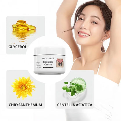 Whitening Cream Private Parts Underarm Bleaching Serum Whiten Butt Knee Brighten Inner Thigh Intimate Parts Dark Remove Melanin