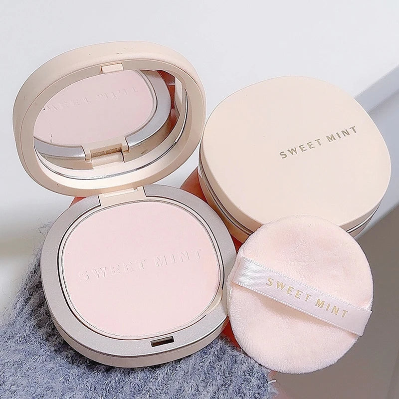 Matte Cushion Compact Powder Waterproof Lasting Oil Control Natural Face Setting Powder Loose Translucent Powder Dupes Makeup