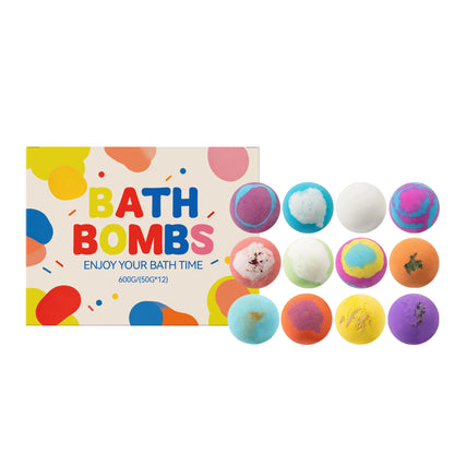 1/4/6/12pcs Bath Bombs Set with Surprise Toys Inside Natural Organic Bubble Bath Fizzies Balls Gift for Holiday Gift Set