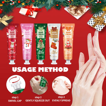 20-piece Hand Cream Gift Box, Light texture with great hydration, suitable for home and travel, wonderful holiday gift