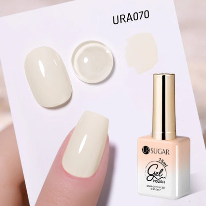 UR SUGAR 15ml Gel Nail Polish Neon Blue Red Green Pastal Nude UV/LED Soak Off No Wipe Nail Gel Polish Suitable For Summer Autumn
