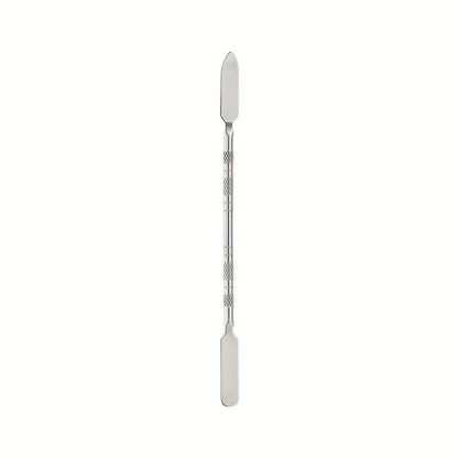 Stainless Steel Makeup Mixer Nail Art Polish Mixing Plate Foundation Eyeshadow Mixer Palette with Spatula Rod Beauty Tools