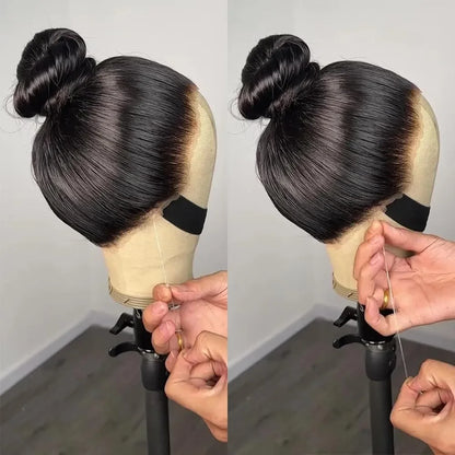 Peruvian Hair Invisible Strap 360 Full Lace Frontal Body Wave Wig Human Hair Natural Color Drawstring 360 Lace Frontal Wig