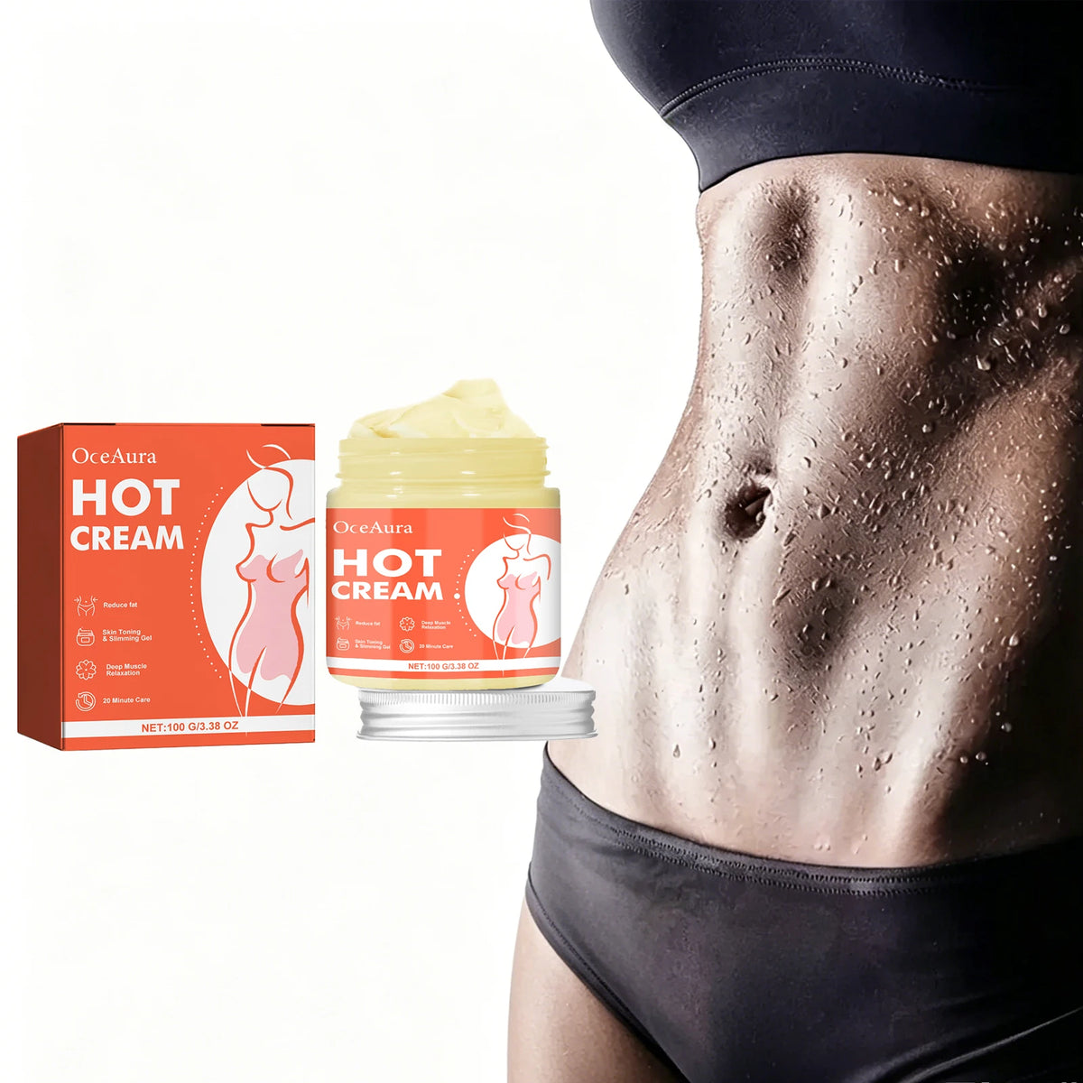 Fat Burning Massage Cream Hydrating Firming Skin Fitness Effect Improving Muscle Training Weight Loss Anti Cellulite Hot Cream