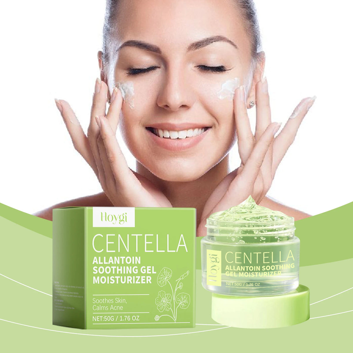 Centella Gel Moisturizer Relieve Skin Redness Soothing Face Brightening Gel Repair Damged Barrier Improving Drynress Face Care