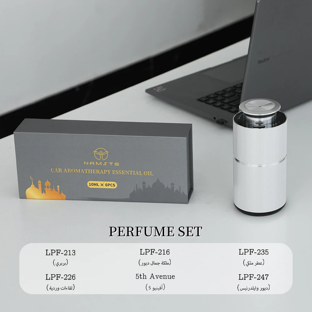 Namste Premium Aromatherapy Diffuser USB Charging Aluminium Alloys Material Aromatic Oil Diffuser Air Freshener Device For Home