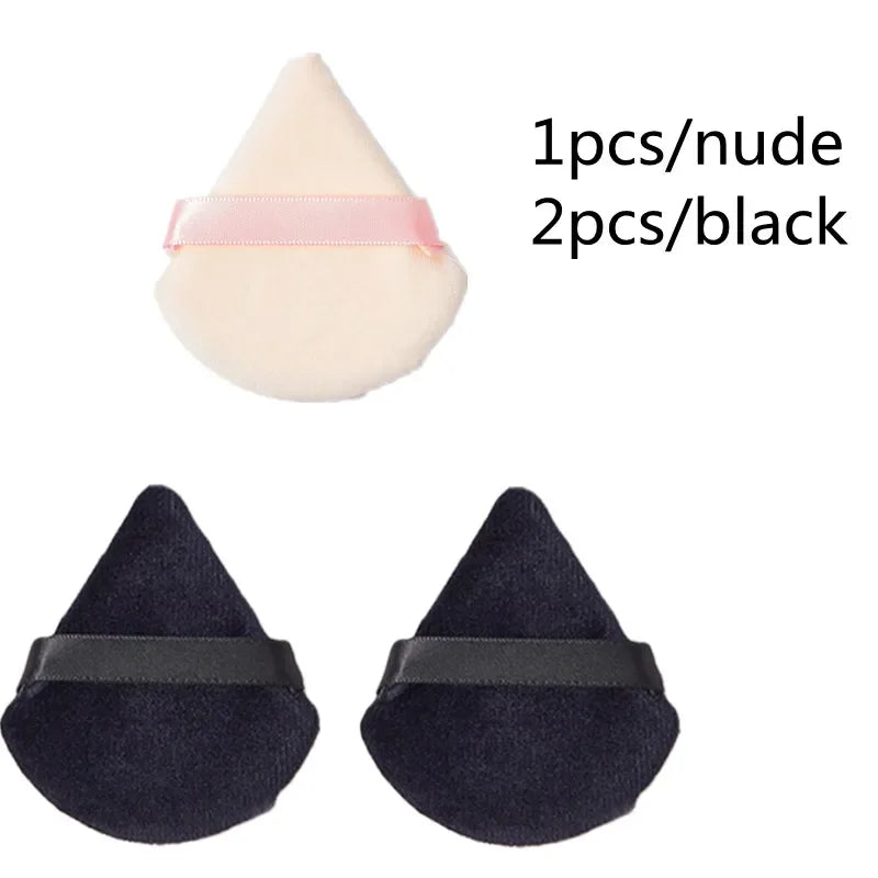 Colorful Triangle Makeup Puff Cosmetic Powder Pufff Makeup Sponge Puff Dry Use Women Smooth Beauty Washable Face Makeup Tool New