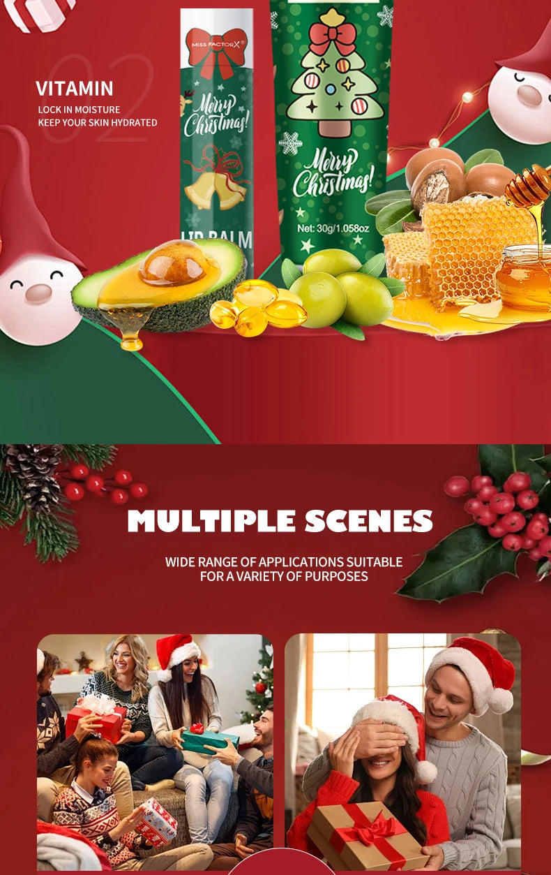 30 Sets per Box. Assorted Moisturizing Lip Balms and Hand Creams. Perfect for Christmas Giveaways and New Year Gifts.