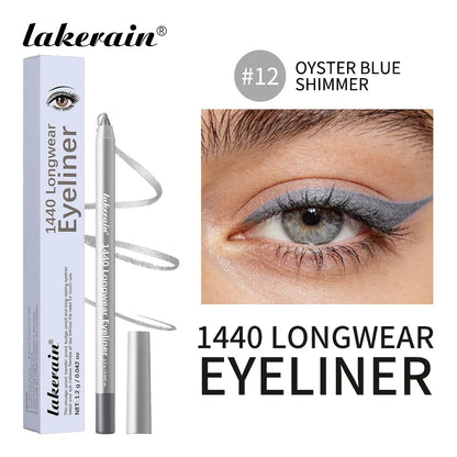 Christmas Cold Tone Eye Makeup Set Gel Glitter Stick Eyeliner Pencil Mascara Waterproof Long Lasting Smudge Proof for Party Gift