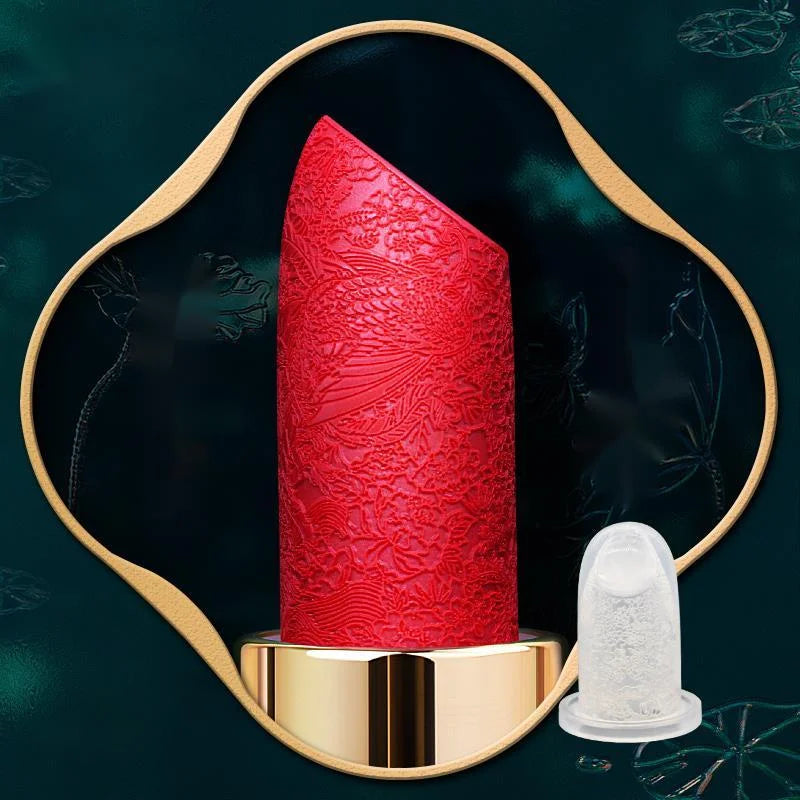 12.1mm Flower Like Brocade Carved Lipstick Silicone Mold Diy Hand-made Material Repair Tools Need To Be Used In Combination